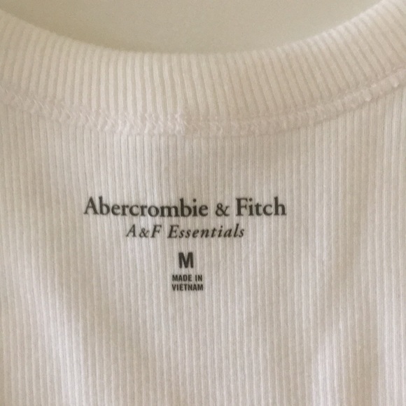 Abercrombie & Fitch Scoop Neck Tank Top Ribbed - Picture 9 of 13